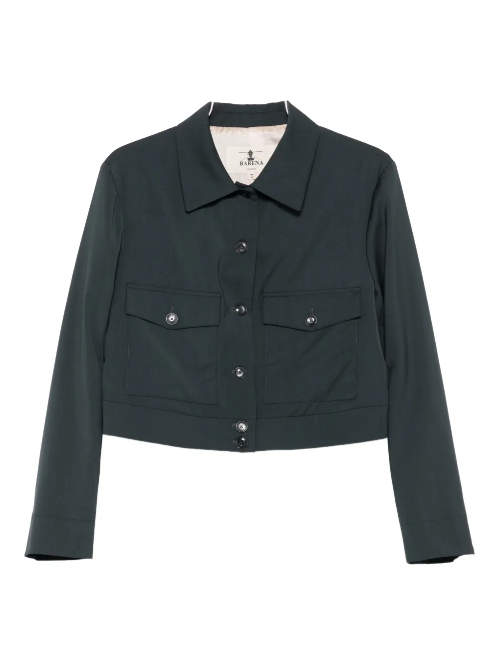Barena Venezia Button-fastening Flap-pocket Jacket In Green