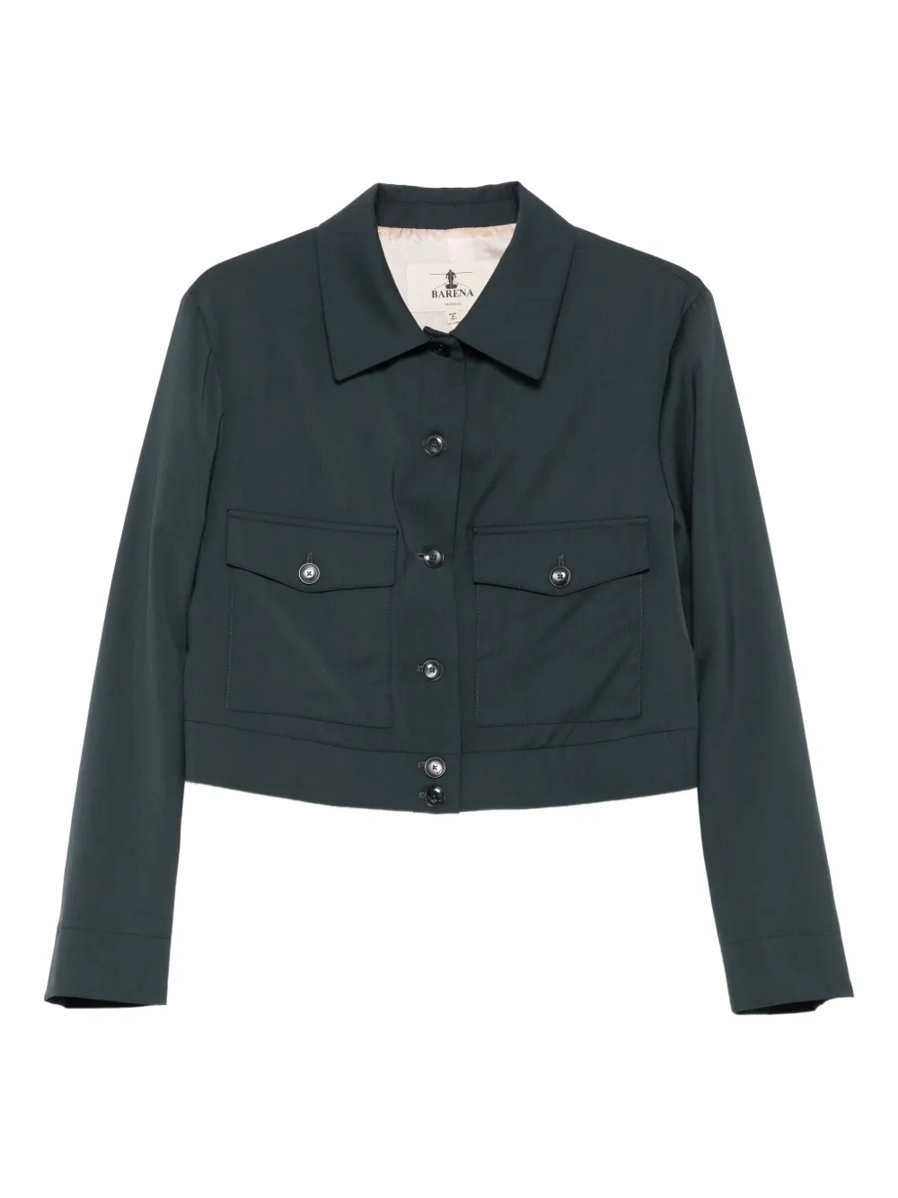Barena button-fastening flap-pocket jacket | Grey | Image 1