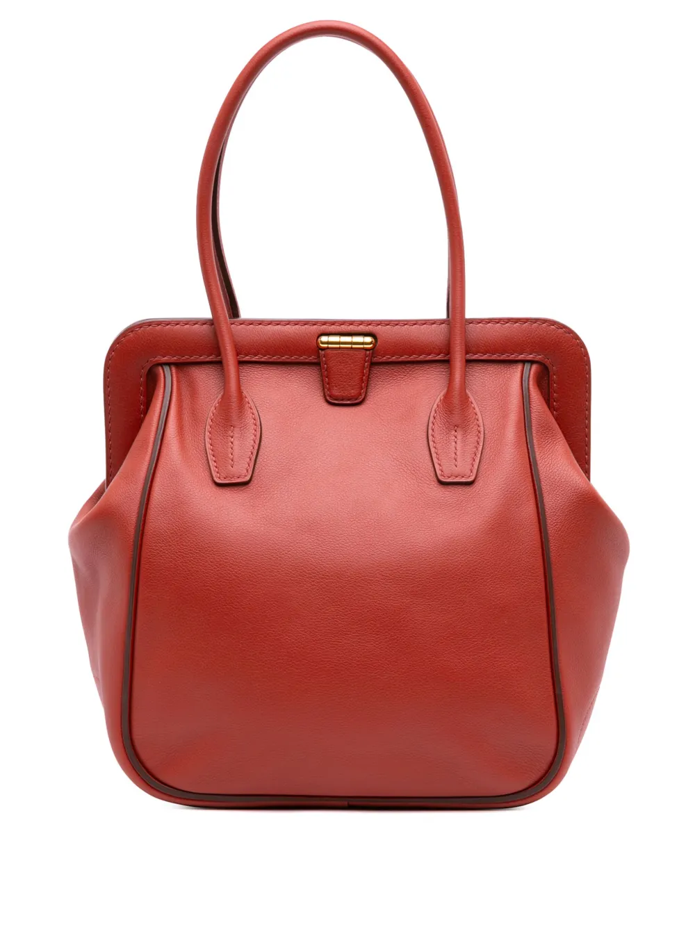 Hermès Pre-Owned 2014 Evercolor Convoyeur 26 tote bag - オレンジ Hermès Pre-Owned 2014 Evercolor Convoyeur 26 tote bag - オレンジ