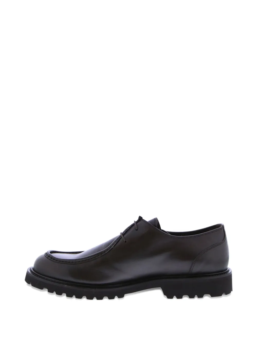 Fratelli Rossetti leather lace-up derby shoes Black