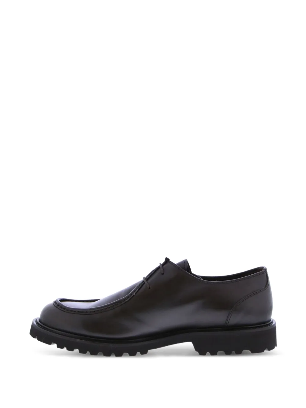 Fratelli Rossetti leather lace-up derby shoes Black