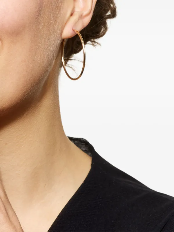 We By WHITEbIRD 14K Yellow Gold Medium Yvette Paulette Earrings