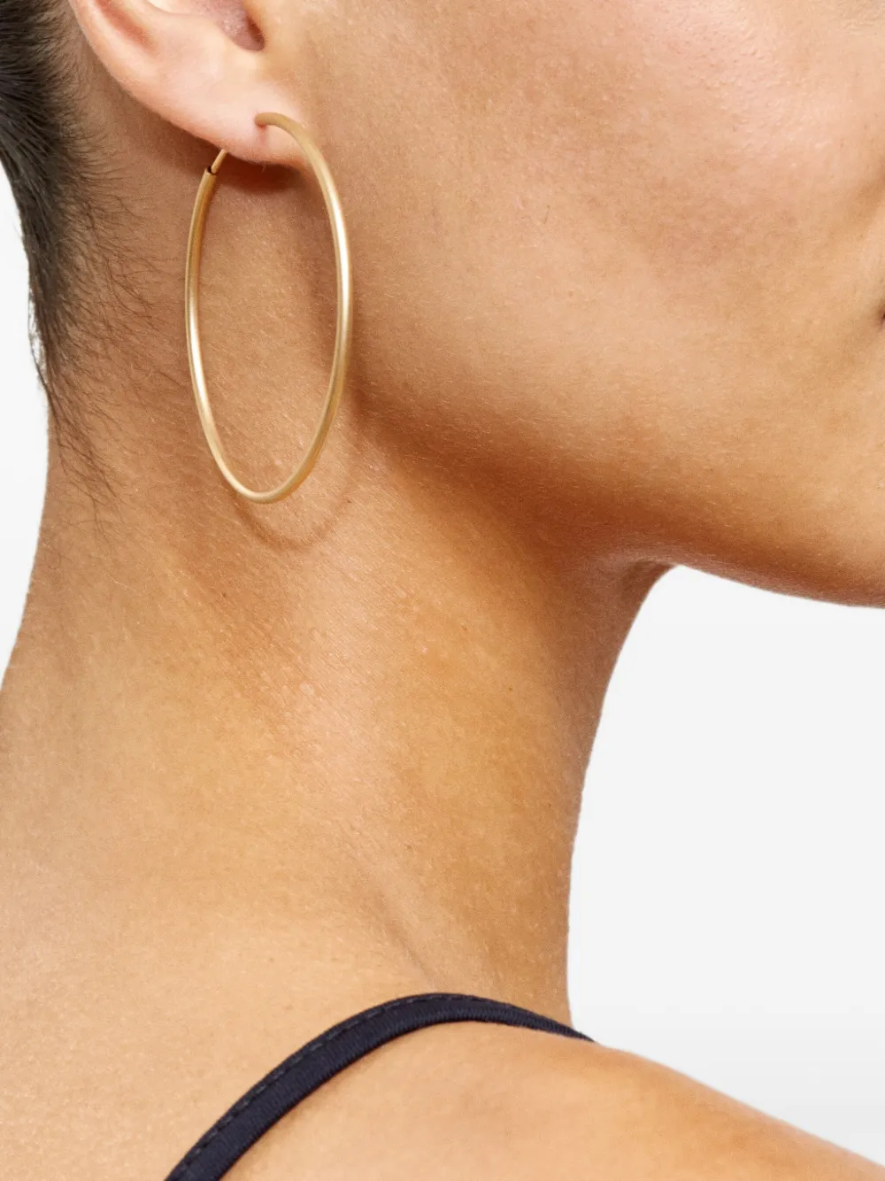 We By Whitebird 14k Yellow Gold Large Yvette Hoop Earring In Gold
