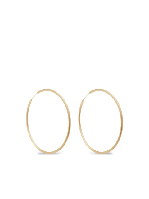 We by WHITEbIRD 14K yellow gold large Yvette hoop earring