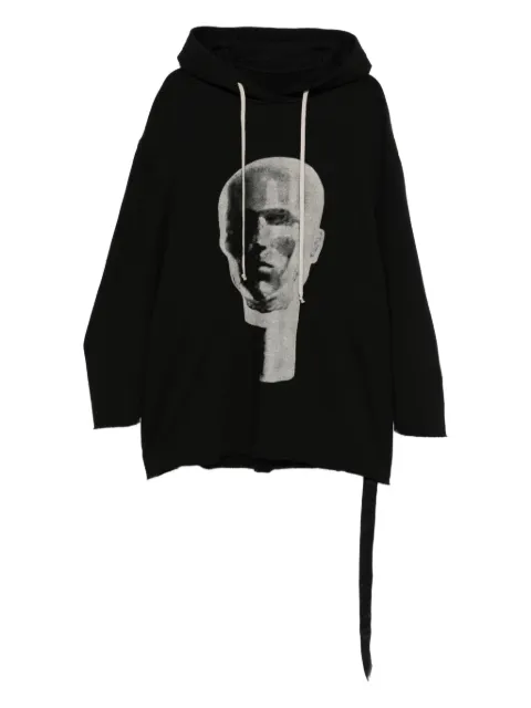 Rick Owens DRKSHDW hoodie Peter con estampado gráfico