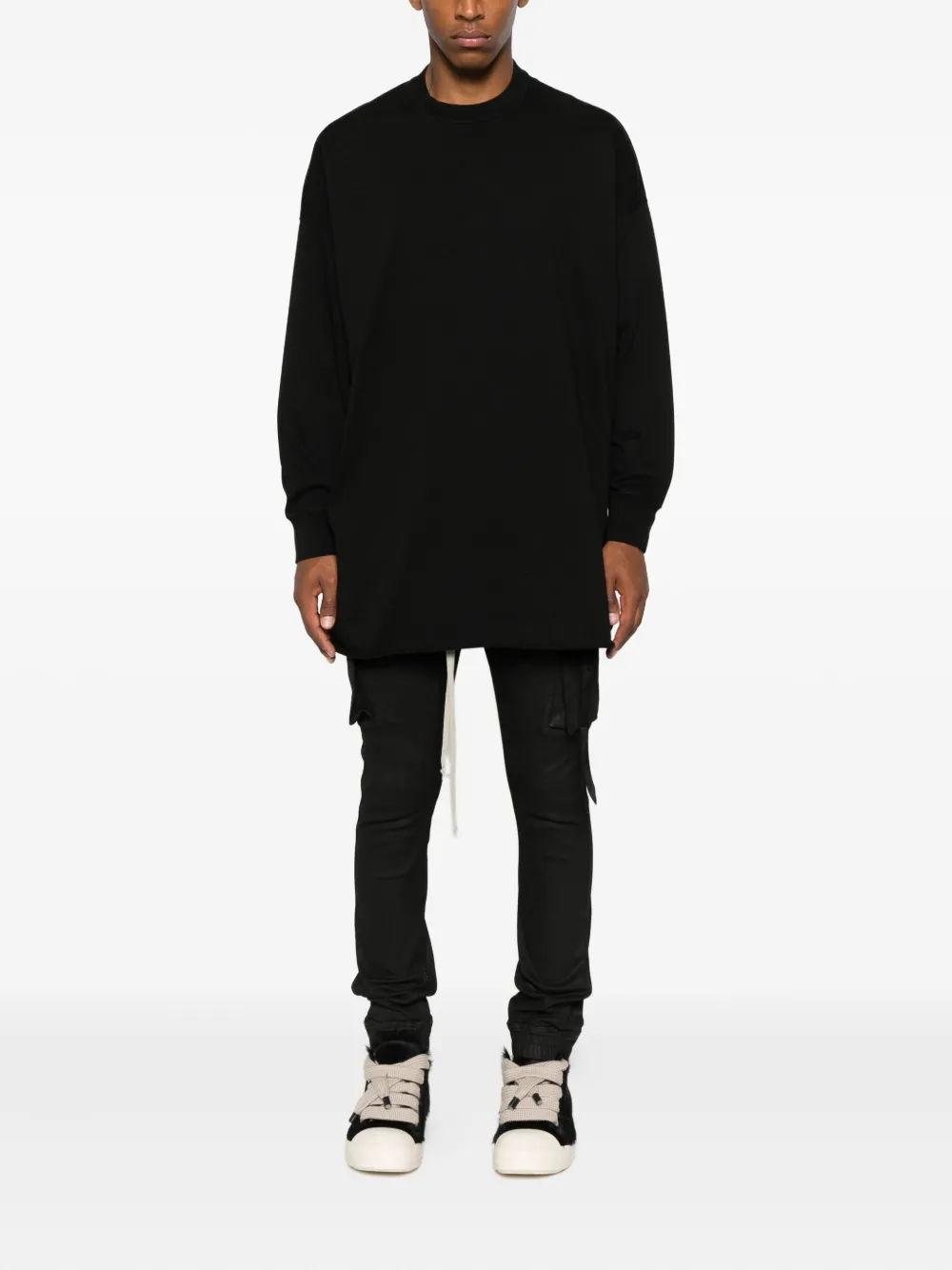 Rick Owens DRKSHDW Tommy long-sleeve T-shirt - Zwart