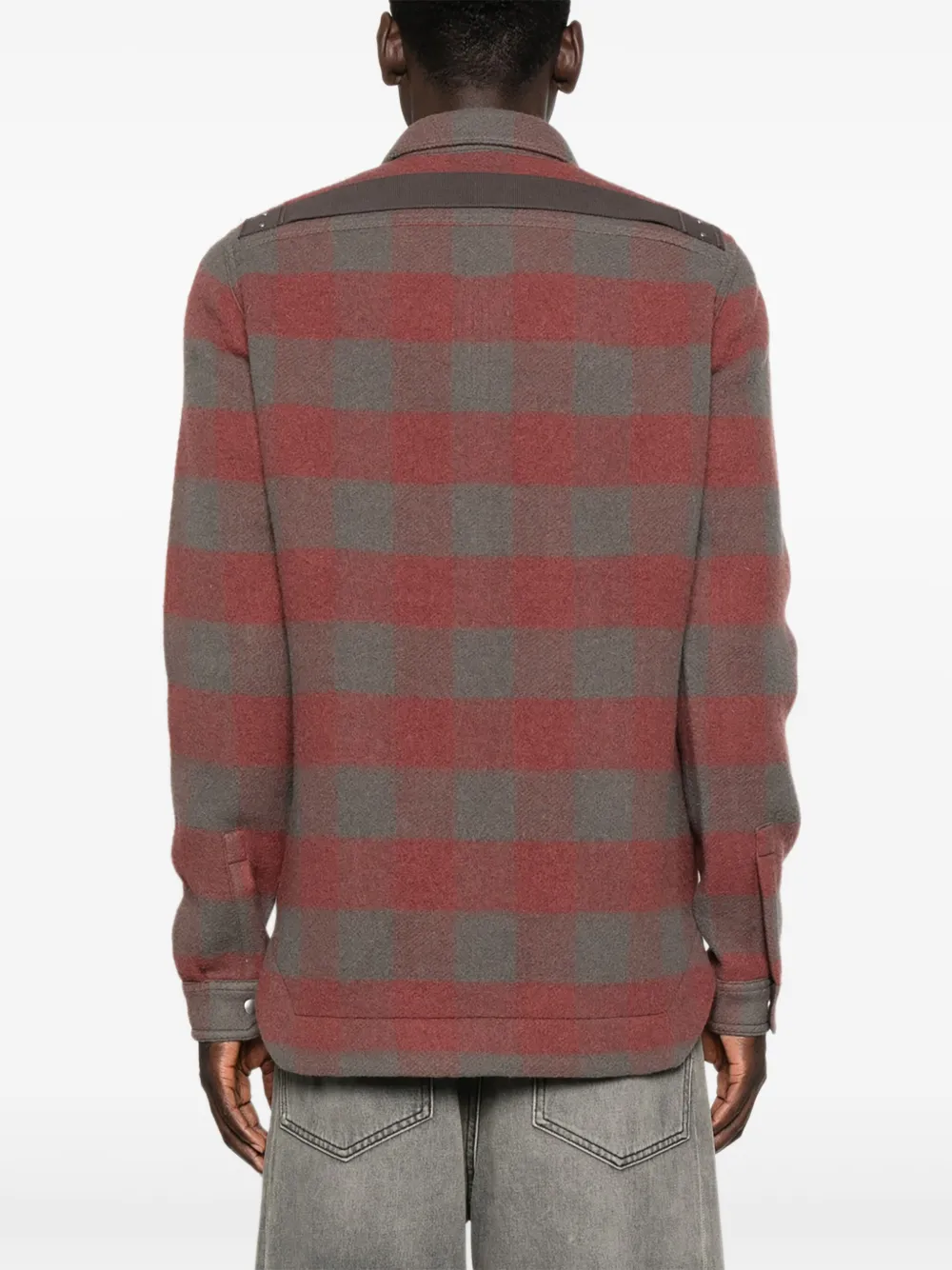 Rick Owens Geruit jack Rood