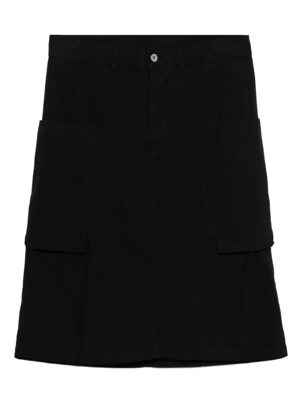 Rick Owens Drkshdw Stefan Cargo-pocket Skirt In Black
