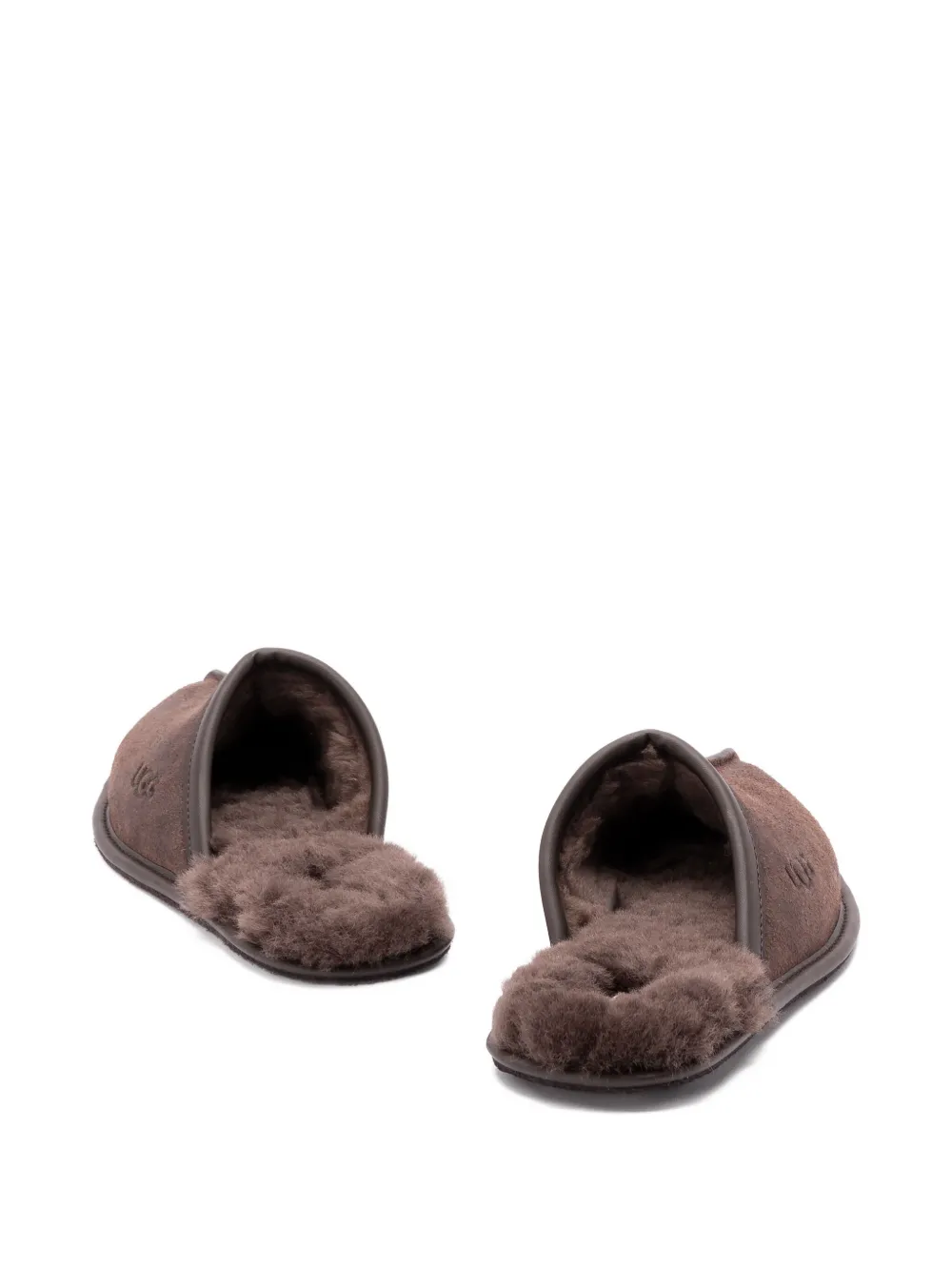 Ugg Suede Slippers In Brown