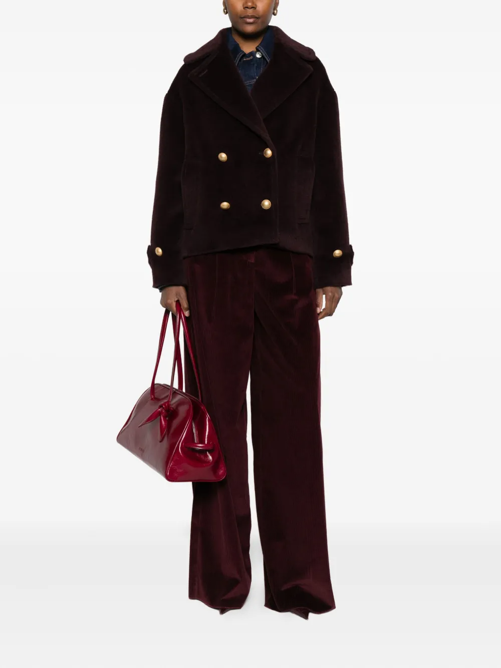 Tagliatore alpaca double-breasted coat | Double Breasted & Peacoats | Image 2