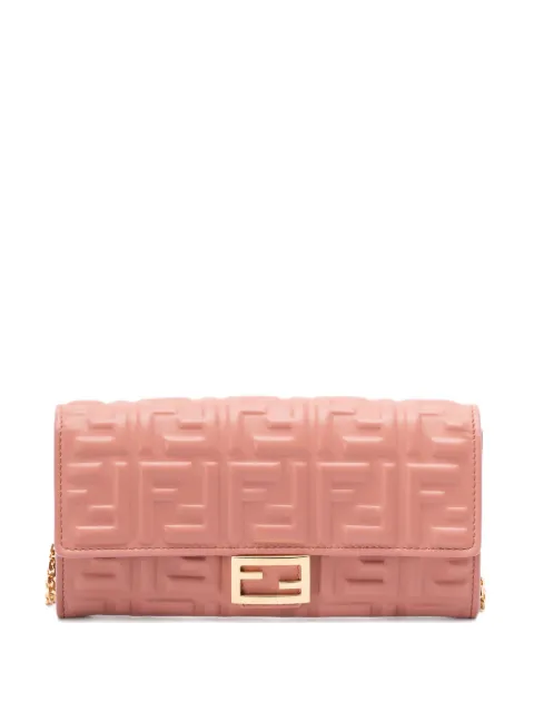 FENDI FF-logo quilted mini bag