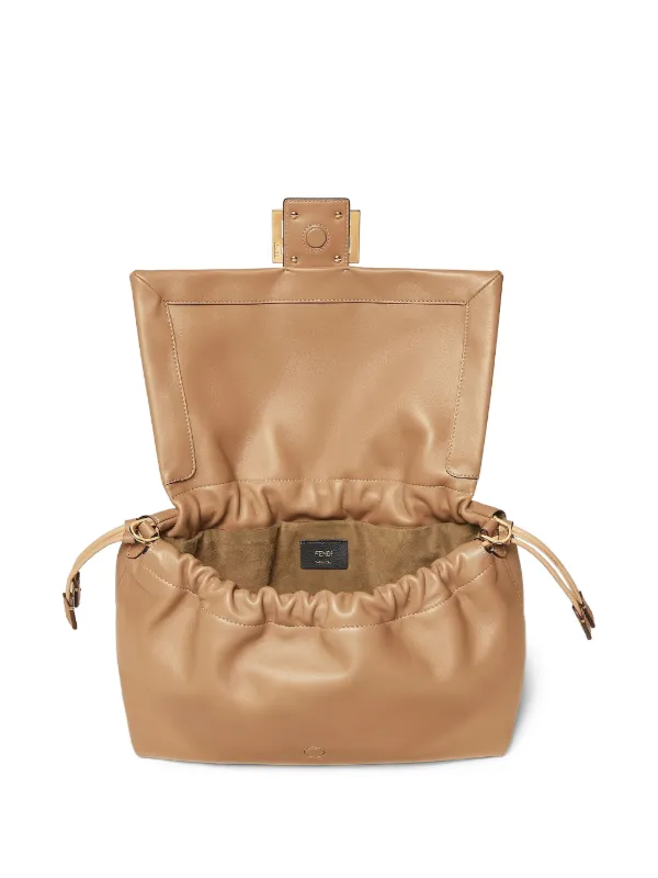 FENDI マンマ ドローストリング ハンドバッグ | ブラウン | FARFETCH JP