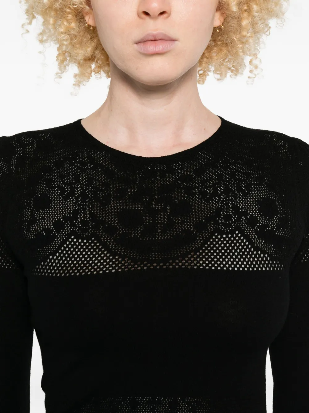 TWINSET Gebreide jurk Zwart