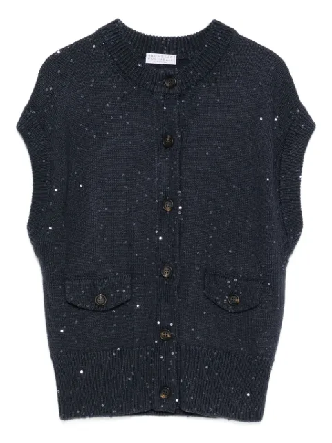 Brunello Cucinelli sequin-embellished cardigan