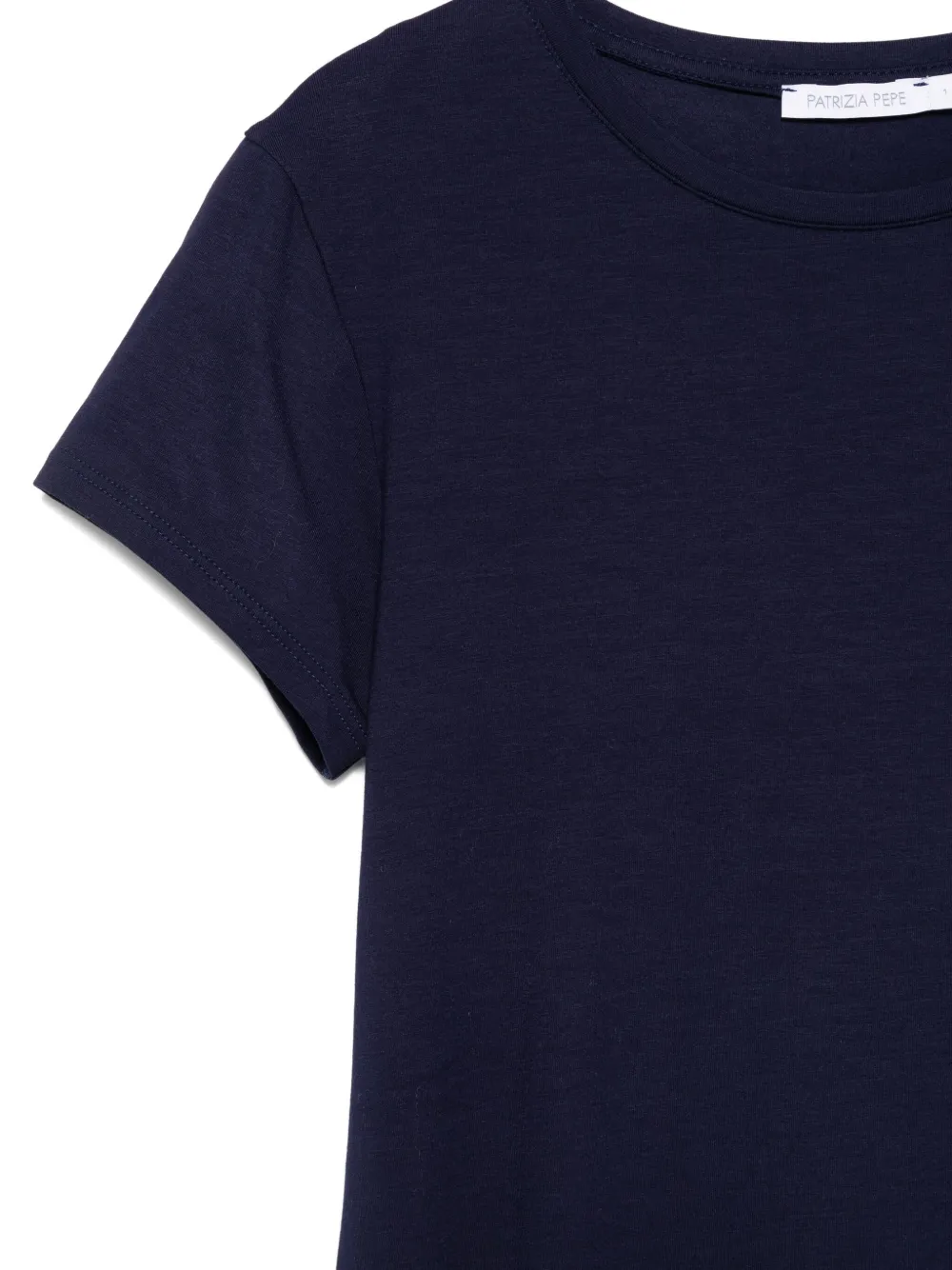Patrizia Pepe T-shirt met ronde hals Blauw