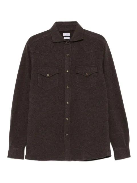 Brunello Cucinelli button-fastening overshirt