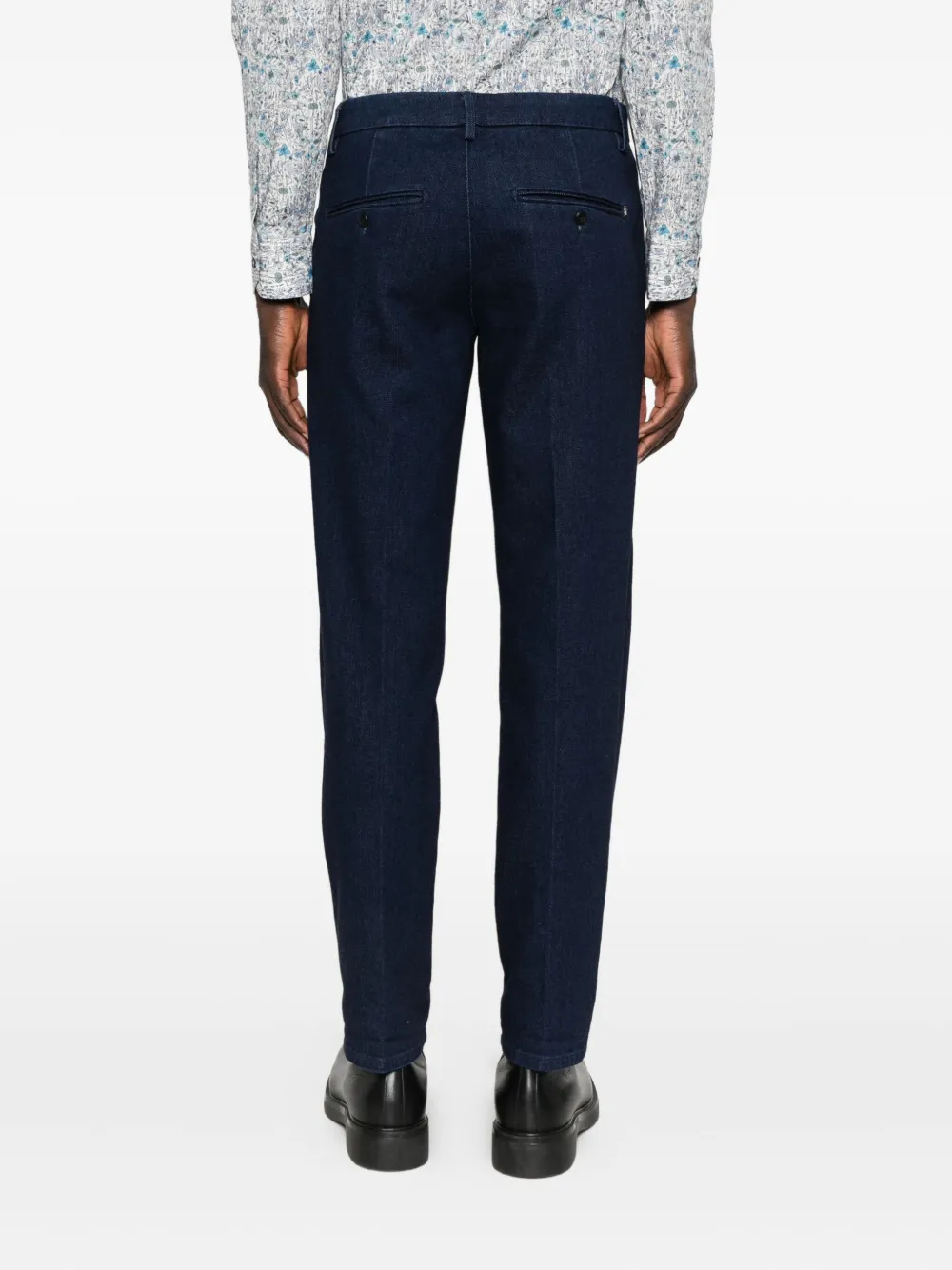 Dondup Cotton Trousers In Blue