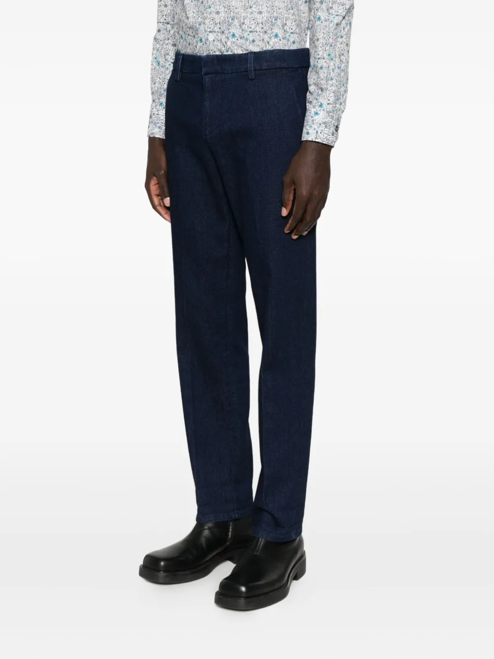 Dondup Cotton Trousers In Blue