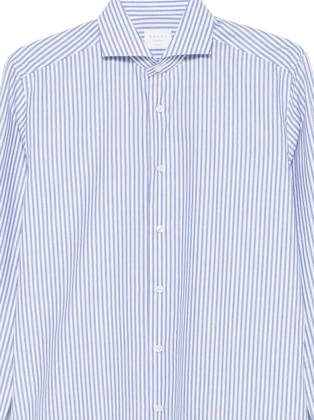 Xacus Gestreept katoenen overhemd Blauw