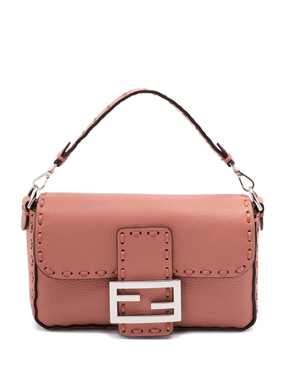 FENDI フェンディ ショルダーバッグ レザー ピンク 8BT214 ピンク系 FENDI(フェンディ) ショルダーバッグ・ポシェット