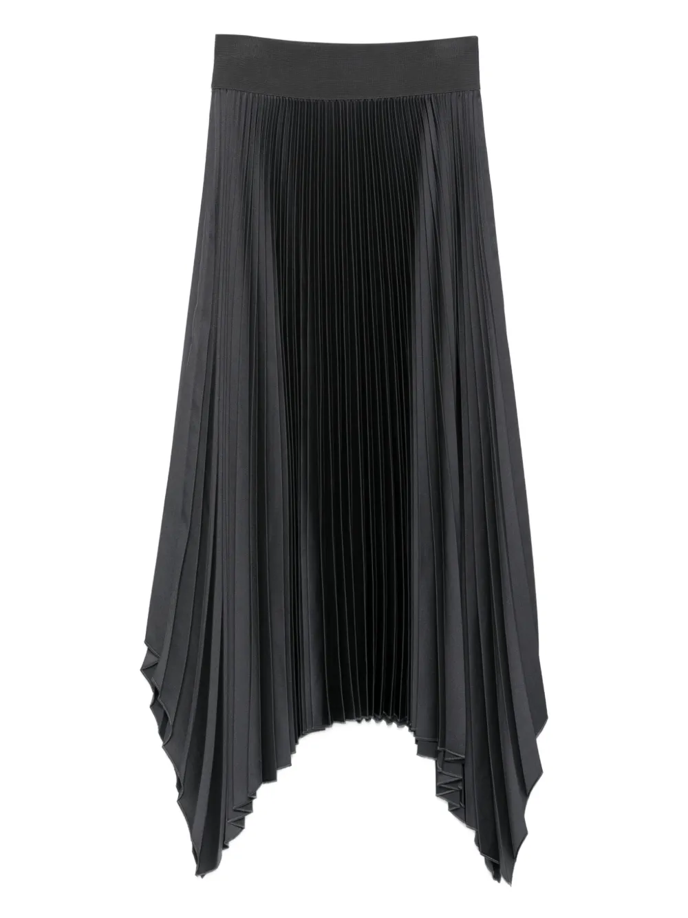 JOSEPH pleated asymmetric-hem midi skirt | Pleated Skirts | Image 2