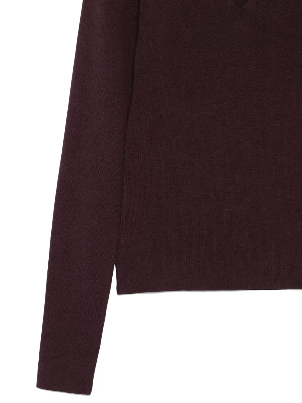 JOSEPH Trui met V-hals en lange mouwen Rood