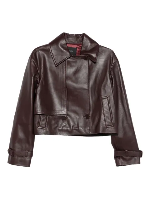 JOSEPH double-breasted leather jacket