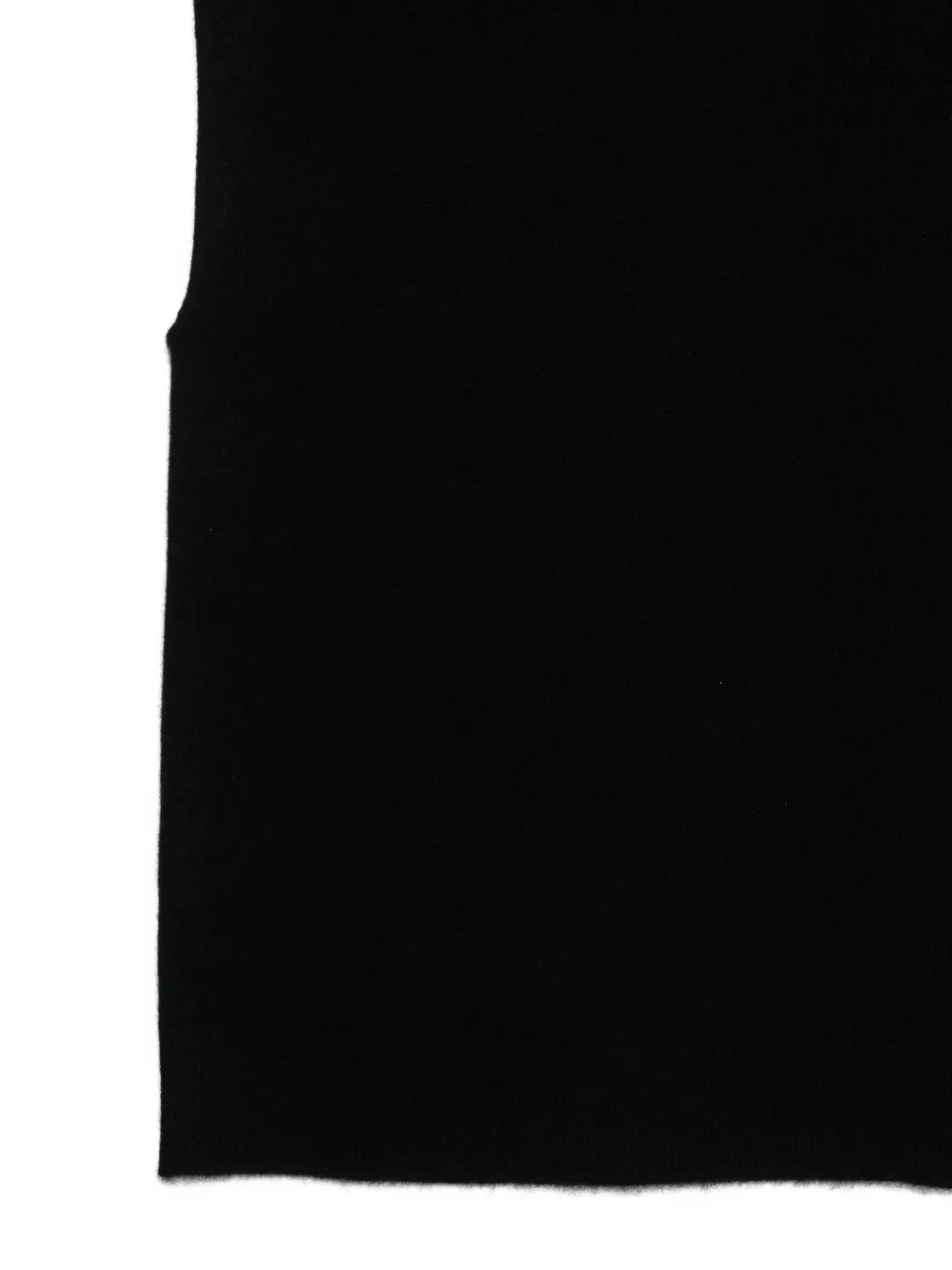 Joseph Sleeveless Turtleneck Vest In Black