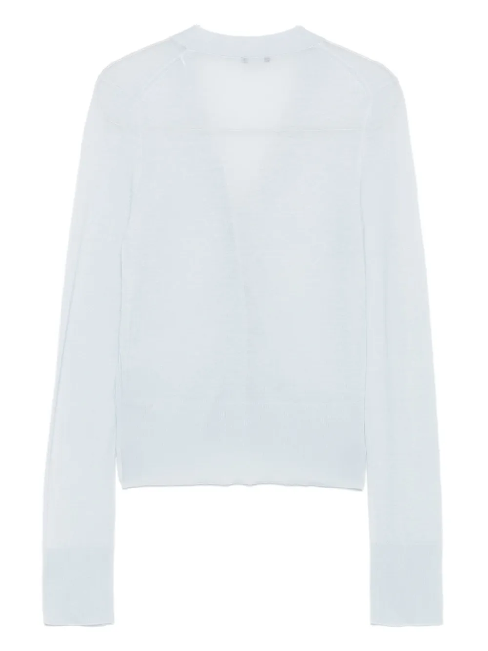 Joseph Button-front Long-sleeve Cardigan In Blue