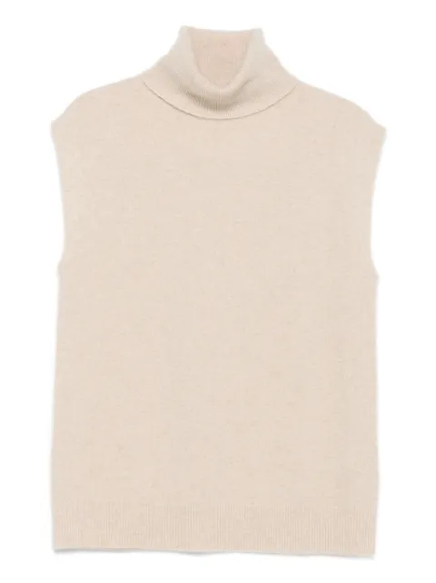 JOSEPH turtleneck sleeveless vest 