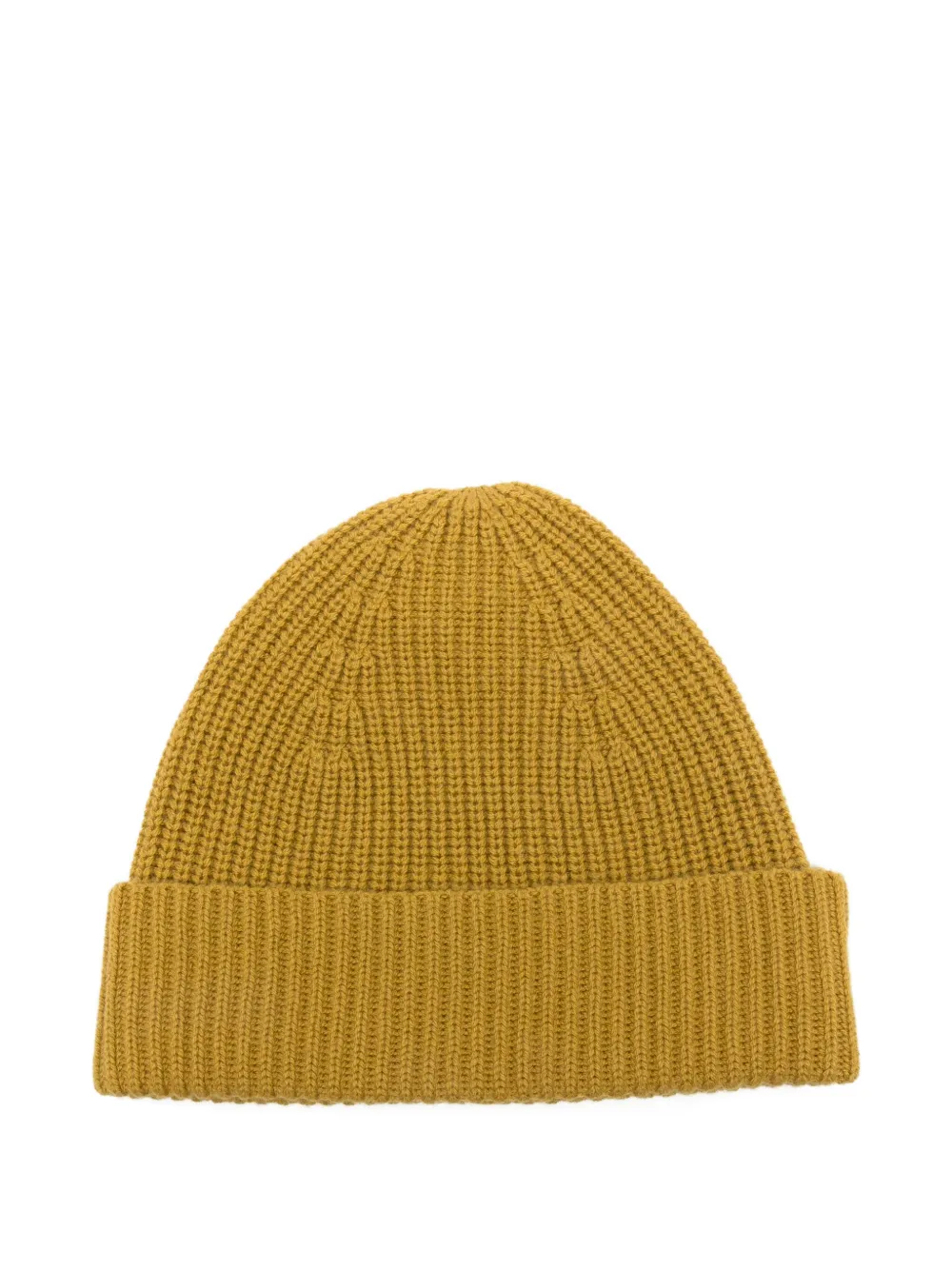 Joseph Ribbed Beanie In Yellow