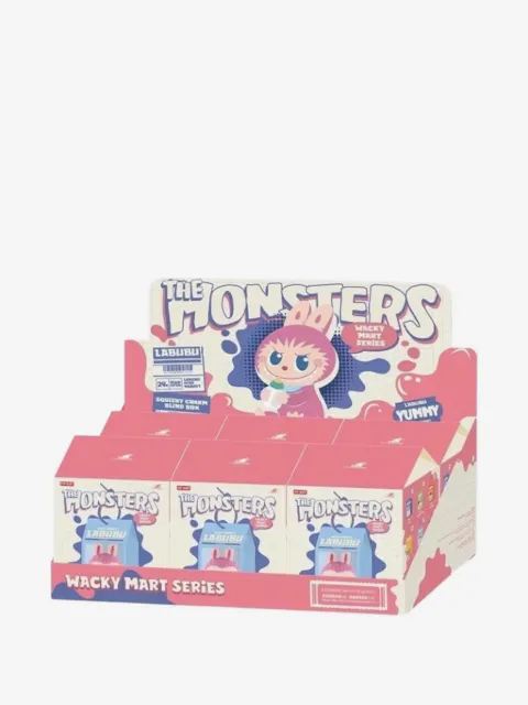 Pop Mart Labubu The Monsters Wacky Mart Series Squishy single keyring
