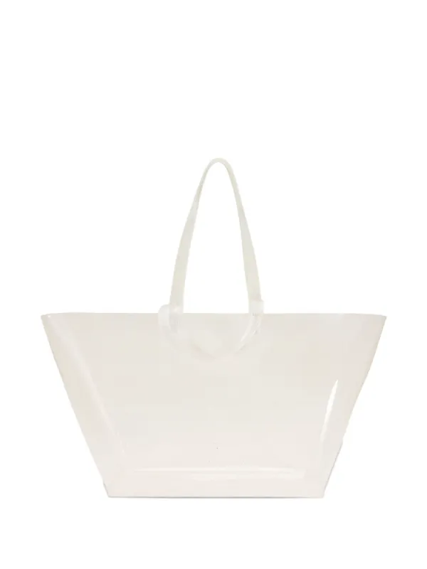 AMI Paris Crystal Plastic ハンドバッグ M | ニュートラル