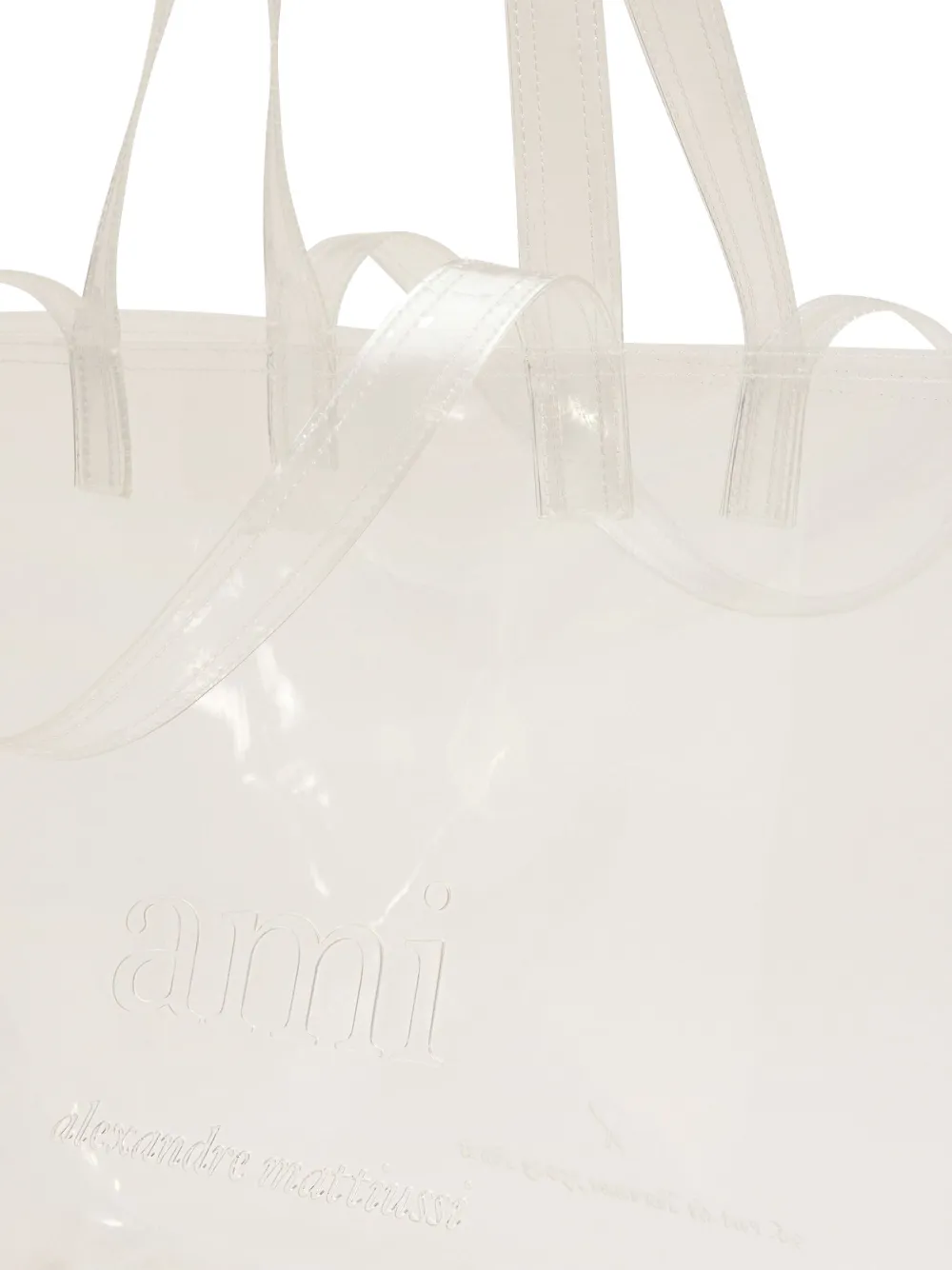 아미 아미 크리스털 플라스틱 미디엄 토트 백 H25SPULL026AW0088 H25SPULL026AW0088