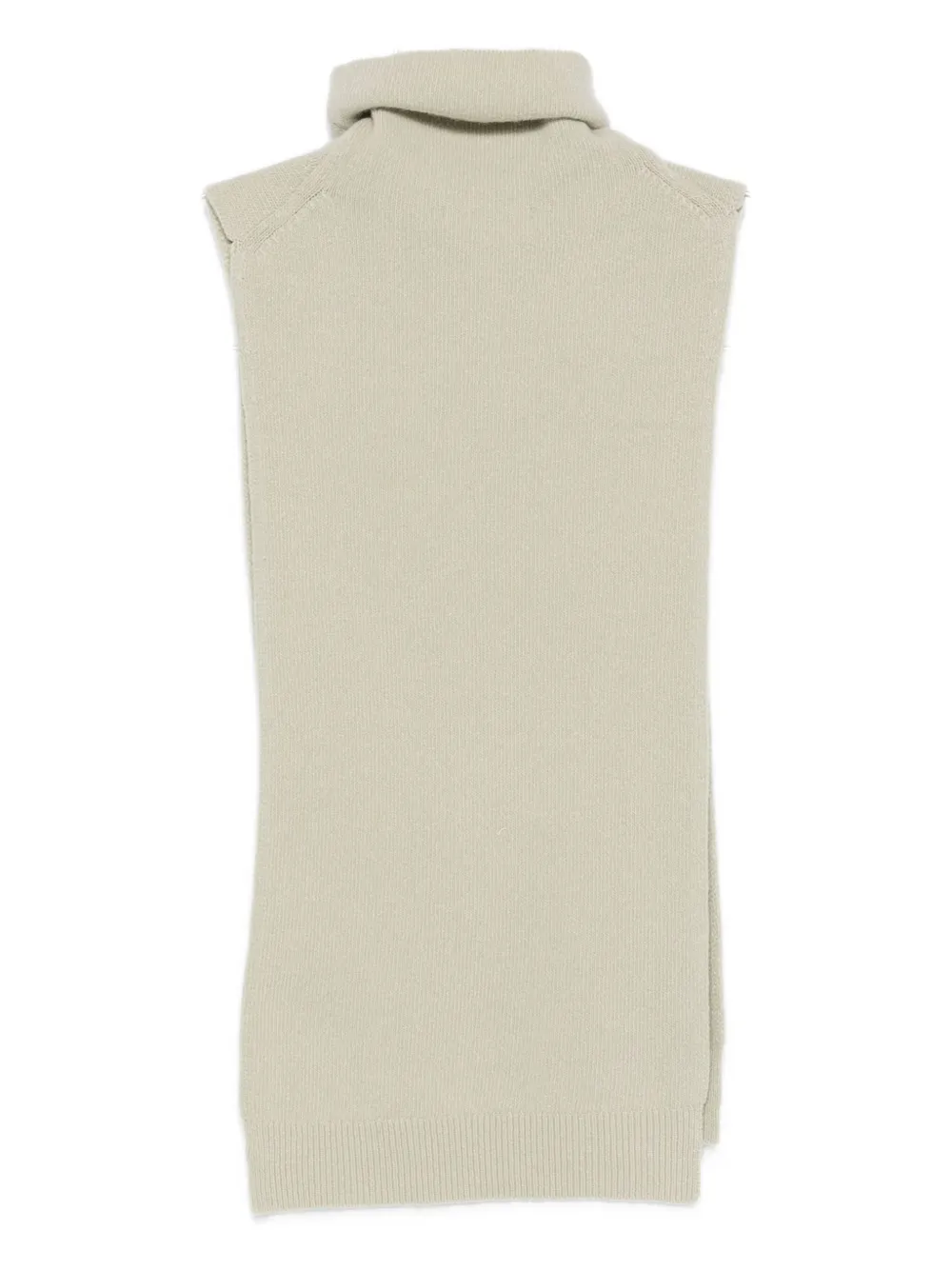 Christian Wijnants Turtleneck Sleeveless Top In Neutral