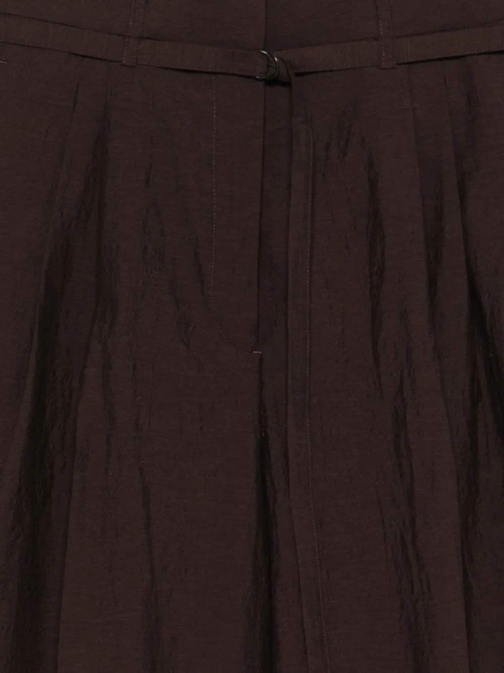 Christian Wijnants Broek met geplooid vlak Bruin