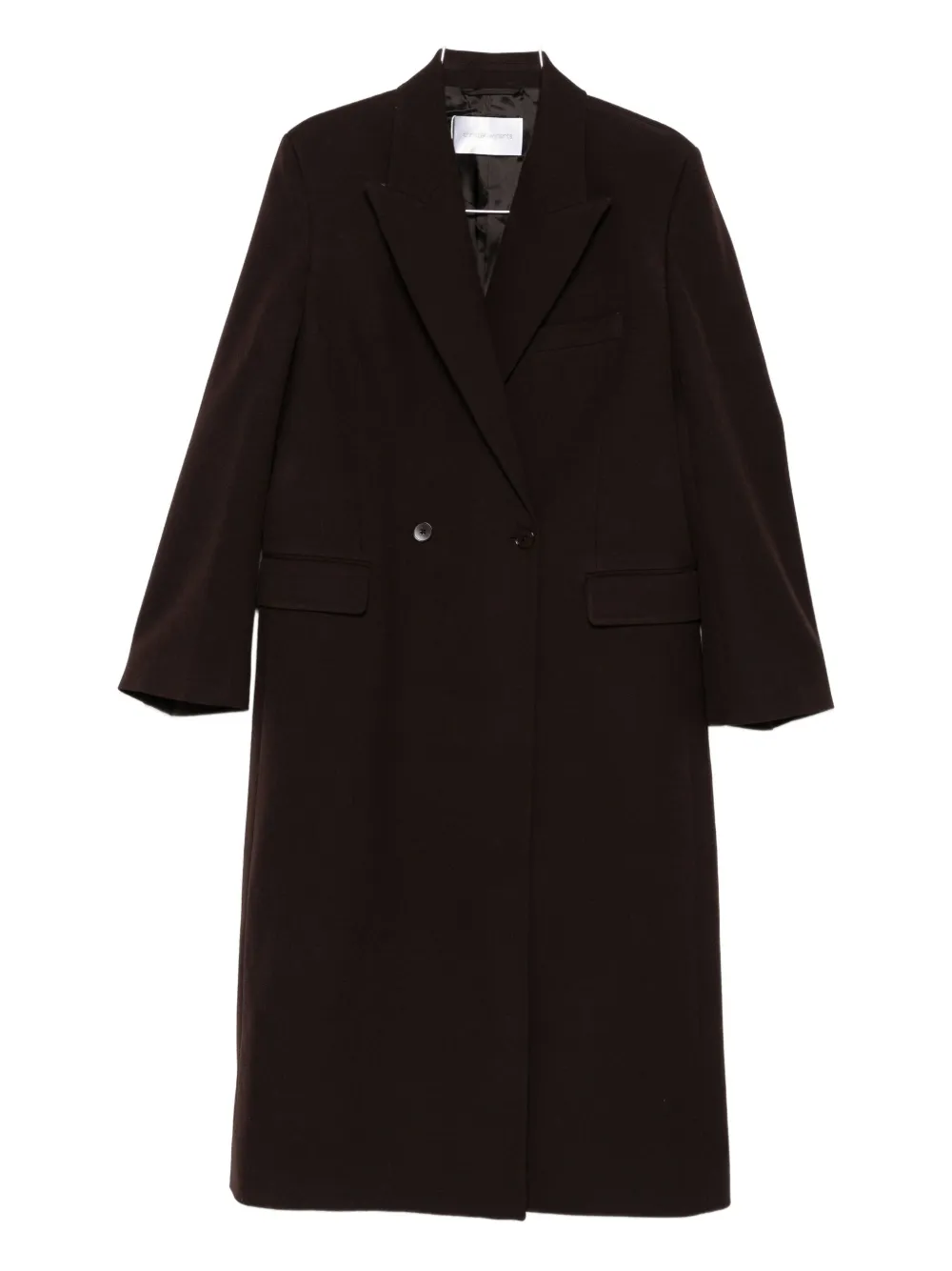 Christian Wijnants Cade Double-breasted Coat In Brown
