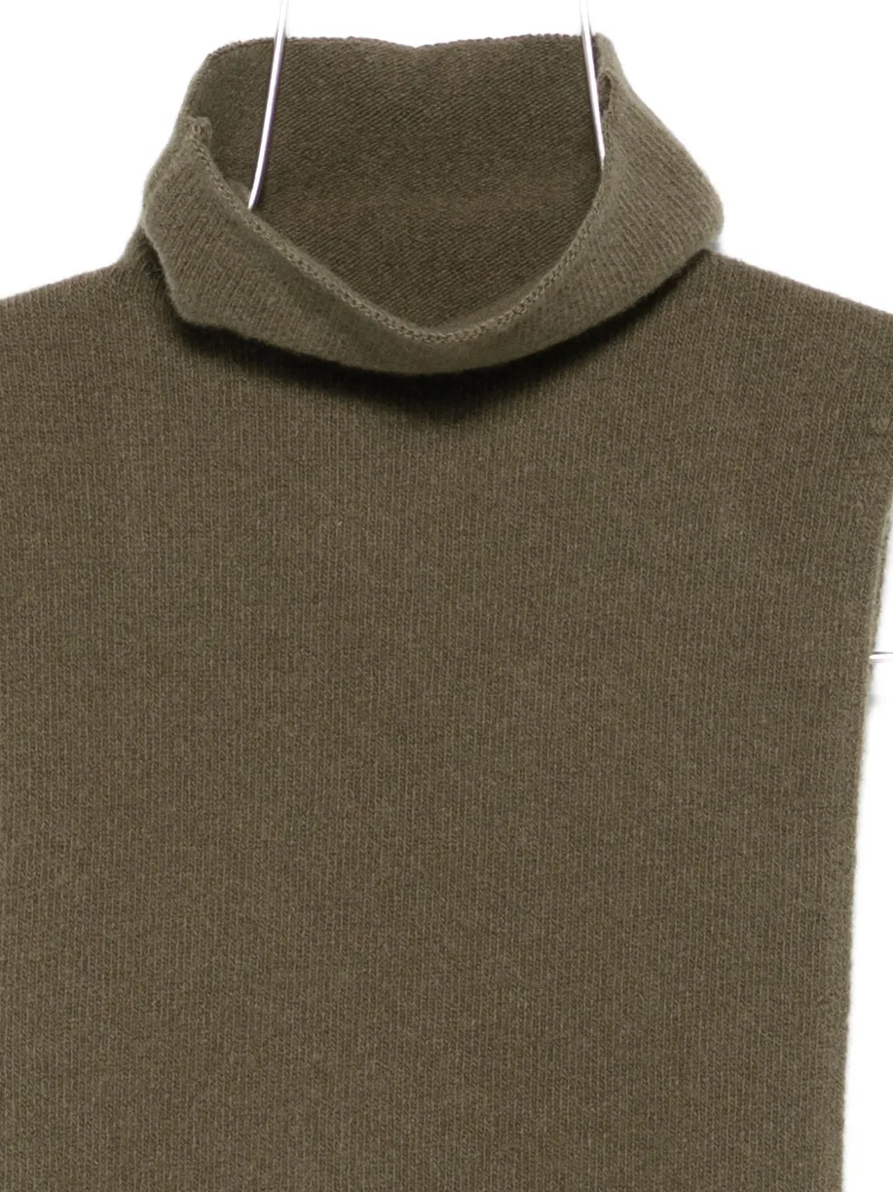 Christian Wijnants Turtleneck Sleeveless Top In Green