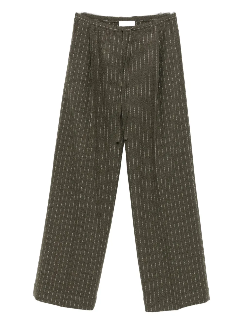 Christian Wijnants Pamir Pinstripe Trousers In Green