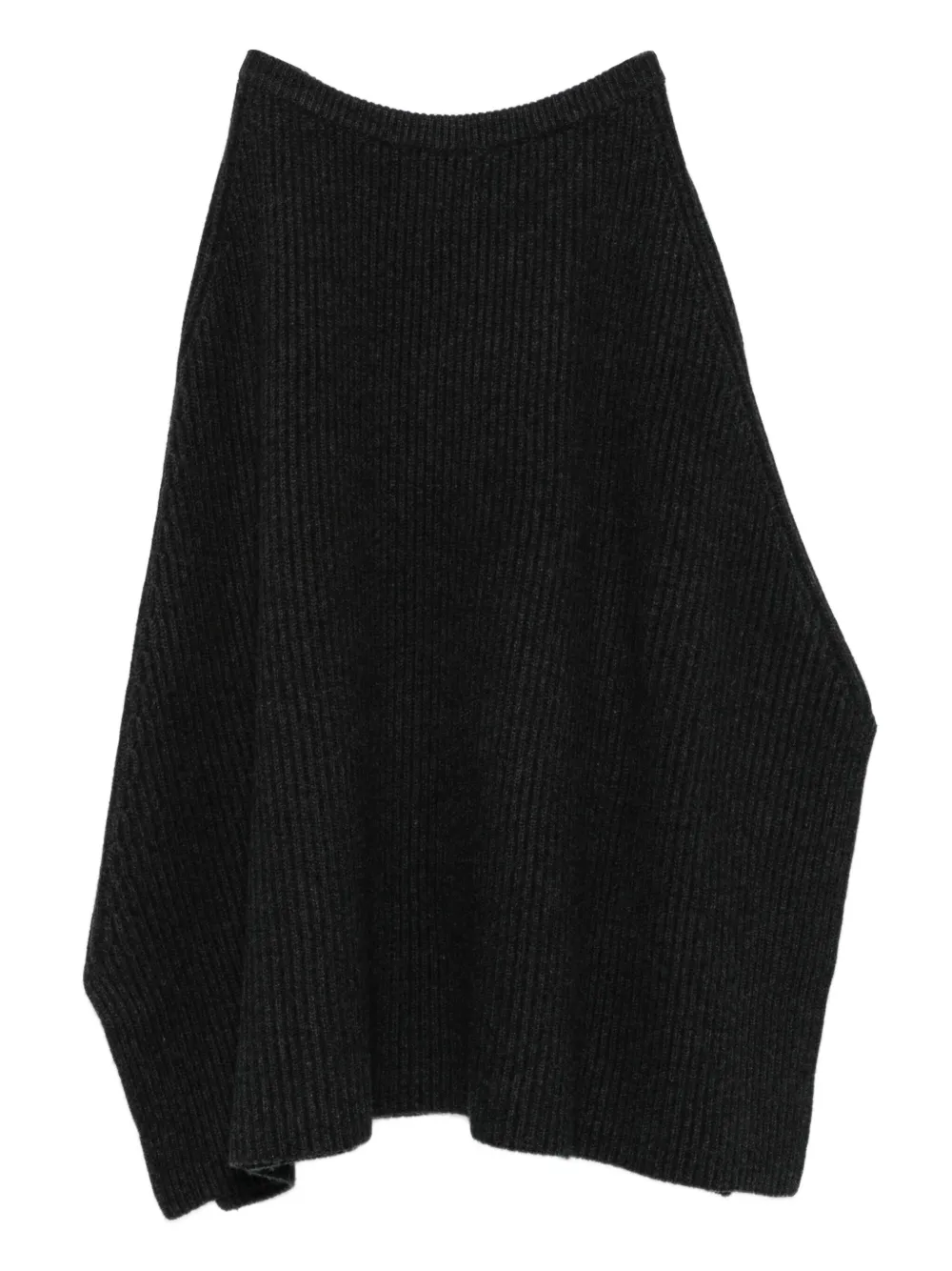 Christian Wijnants ribbed asymmetric midi skirt | Asymmetric & Draped Skirts | Image 2