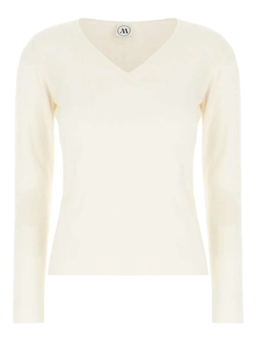 Andrè Maurice Cashmere Sweater In White