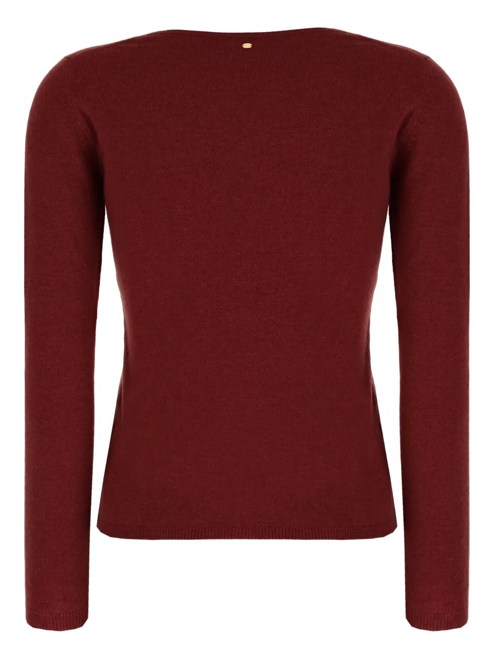 Andrè Maurice V-neck Sweater In Red