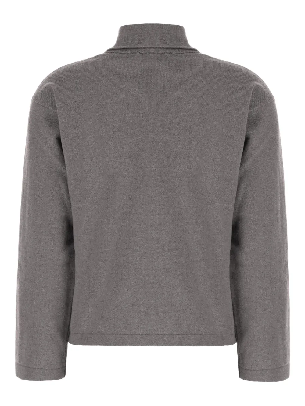 Andrè Maurice Turtleneck Cashmere Sweater In Gray