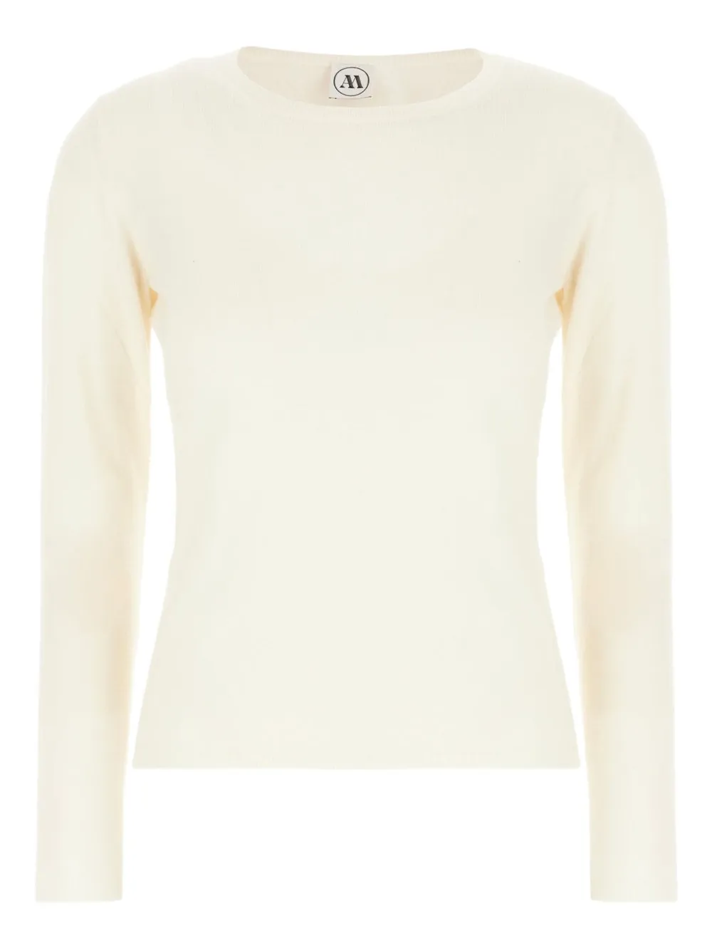 Andrè Maurice Cashmere Sweater In White