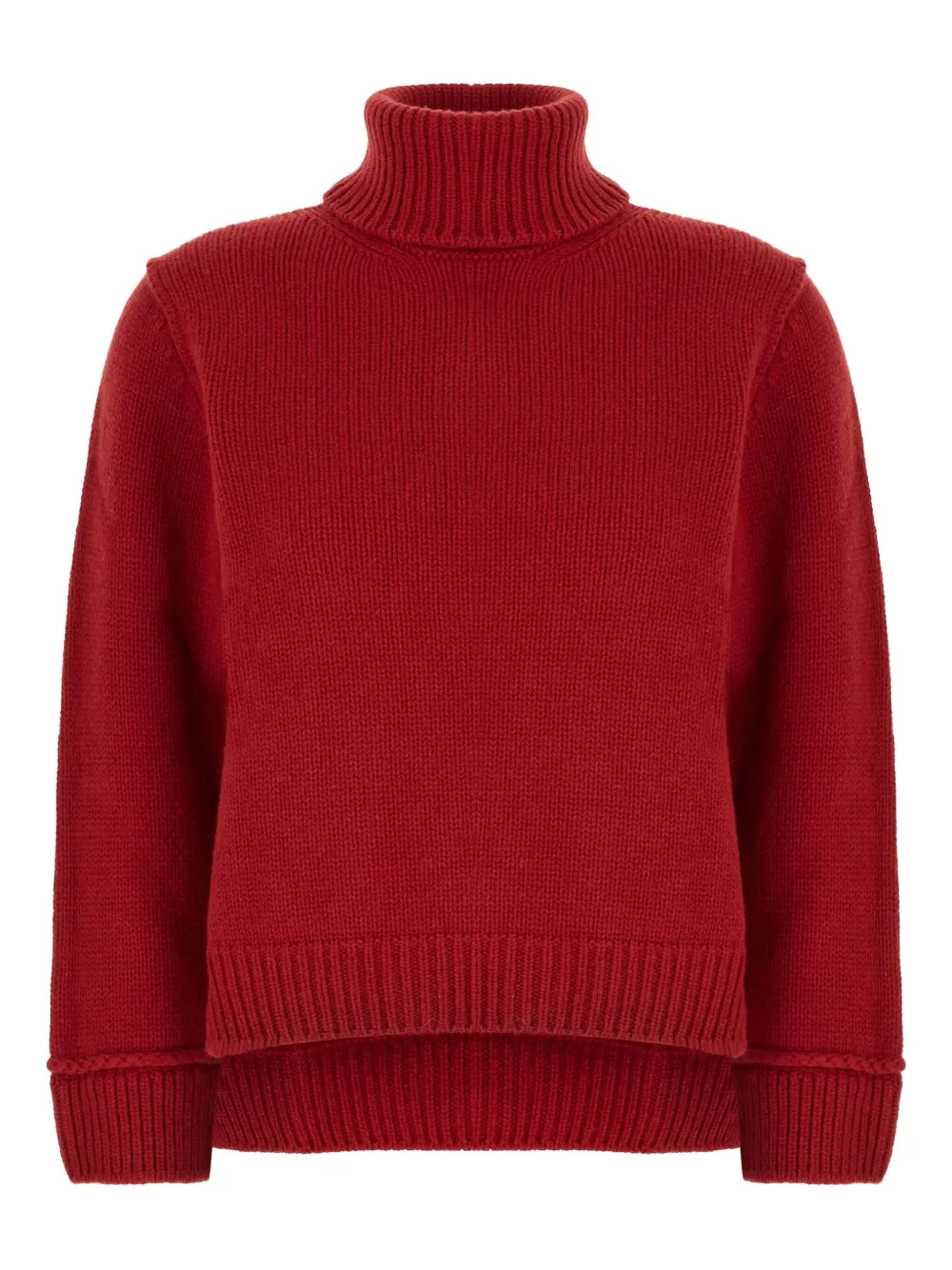 Andrè Maurice Turtleneck Sweater In Red
