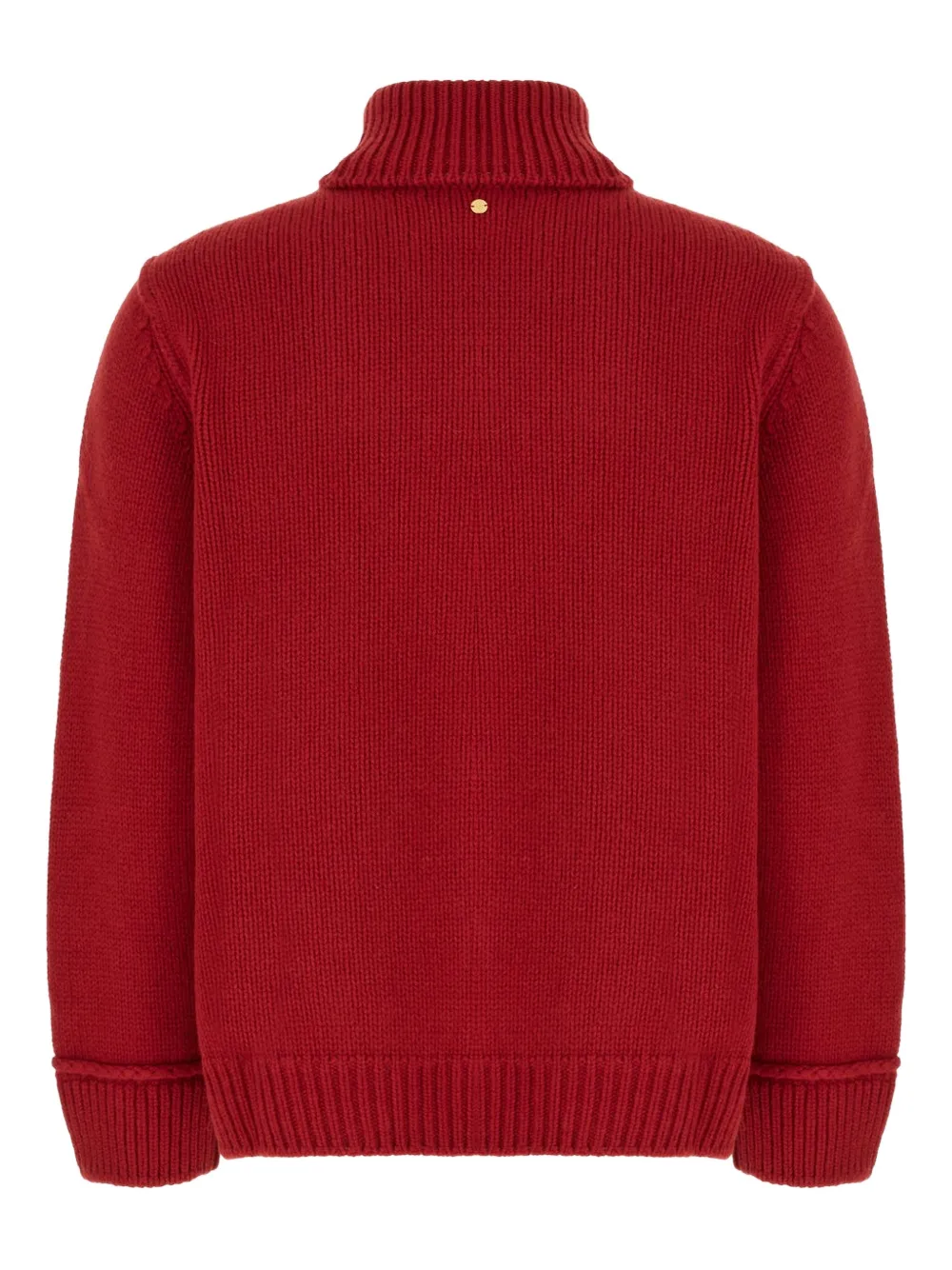 Andrè Maurice Turtleneck Sweater In Red