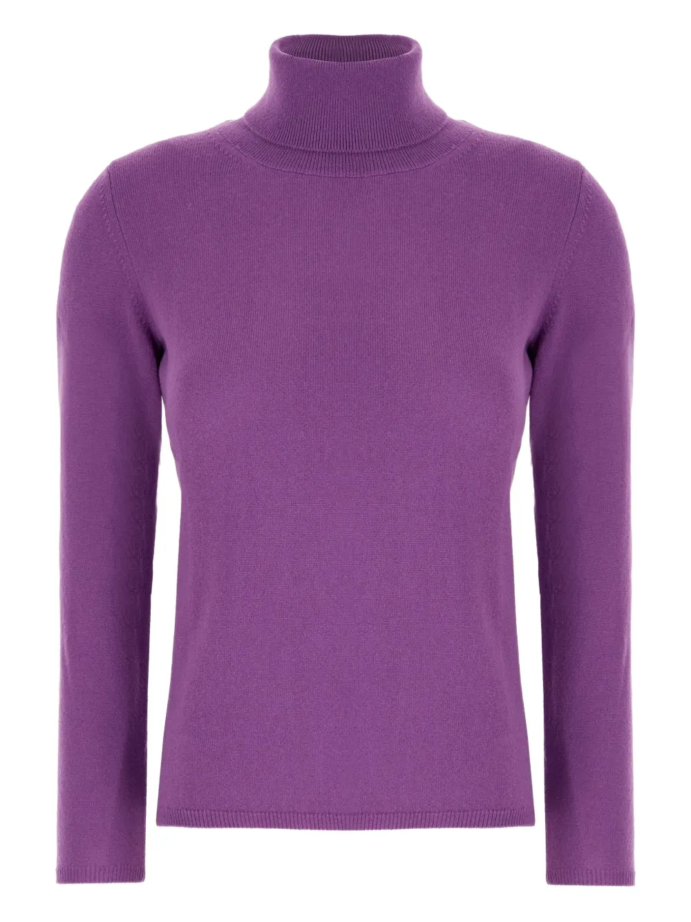 Andrè Maurice Turtleneck Cashmere Sweater In Purple