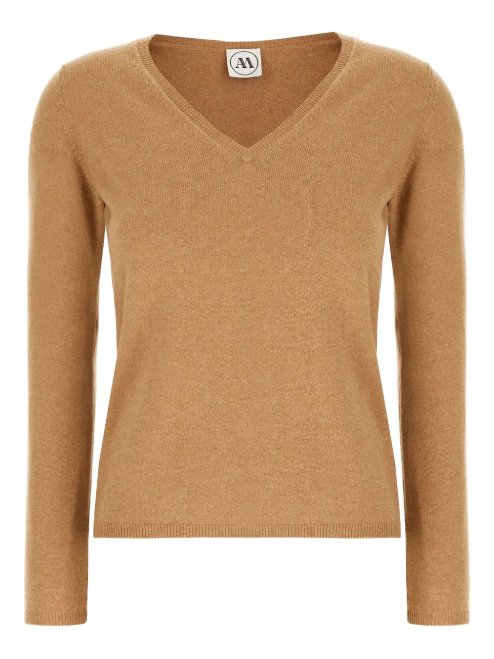 ANDRÈ MAURICE pull à col v | marron | Image 1