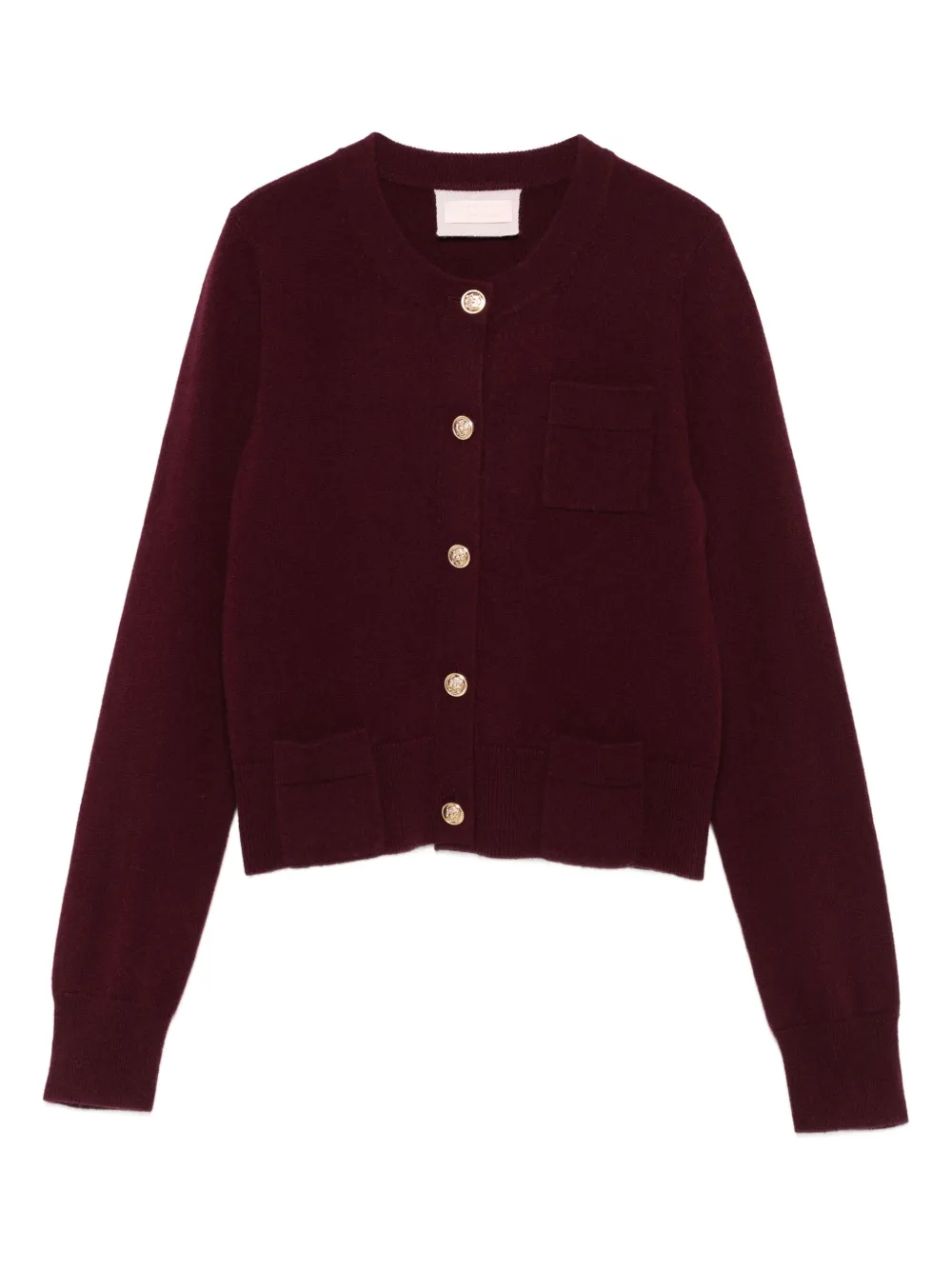 Hugenberg button patch-pocket cardigan | Red | Image 1