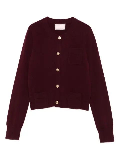 Hugenberg button patch-pocket cardigan